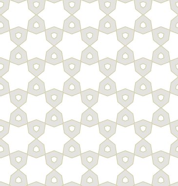 geometrik süsleme biçiminde kusursuz vektör deseni