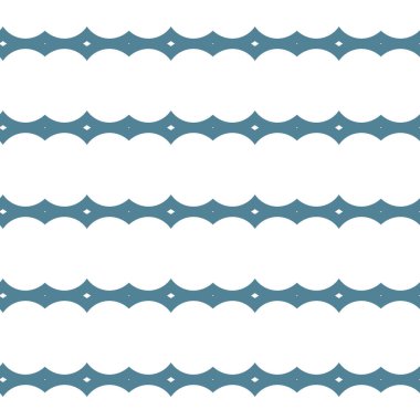 geometrik süsleme biçiminde kusursuz vektör deseni