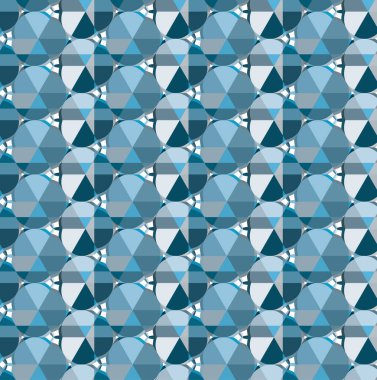 geometrik süsleme biçiminde kusursuz vektör deseni