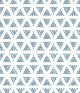 geometrik süsleme biçiminde kusursuz vektör deseni