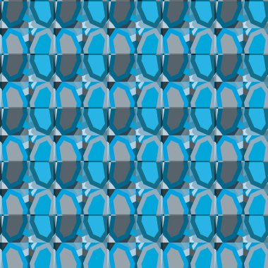 Modern geometrik vektör tasarımı, kusursuz desen çizimi