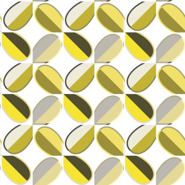 geometrik süsleme biçiminde kusursuz vektör deseni