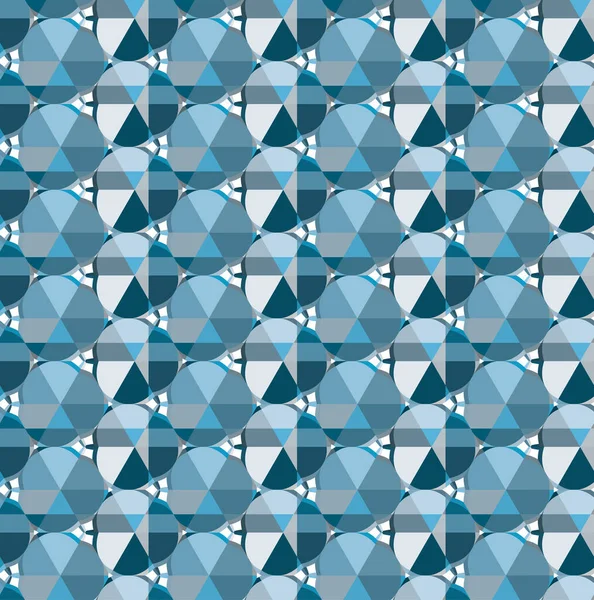 Motif Vectoriel Sans Couture Dans Style Ornemental Géométrique — Image vectorielle