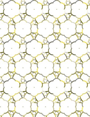 Soyut geometrik şablonun vektör çizimi