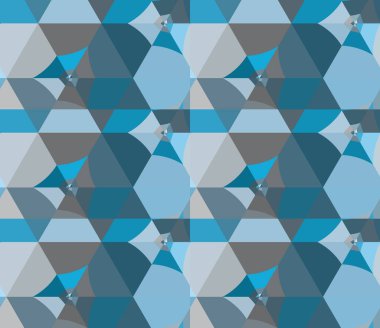 Modern geometrik vektör tasarımı, kusursuz desen çizimi