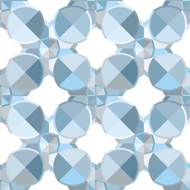 Modern geometrik vektör tasarımı, kusursuz desen çizimi