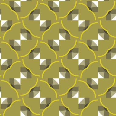 Soyut geometrik şablonun vektör çizimi