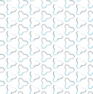 geometrik süsleme biçiminde kusursuz vektör deseni