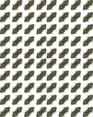 geometrik süsleme biçiminde kusursuz vektör deseni