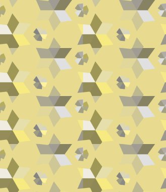 Modern geometrik vektör tasarımı, kusursuz desen çizimi
