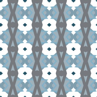 Modern geometrik vektör tasarımı, kusursuz desen çizimi