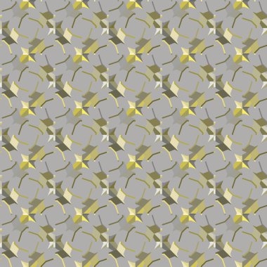 Modern geometrik vektör tasarımı, kusursuz desen çizimi