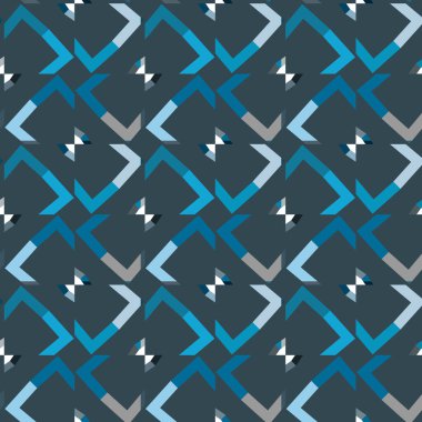 Modern geometrik vektör tasarımı, kusursuz desen çizimi