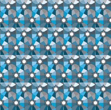 Modern geometrik vektör tasarımı, kusursuz desen çizimi