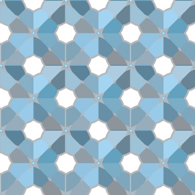 Modern geometrik vektör tasarımı, kusursuz desen çizimi