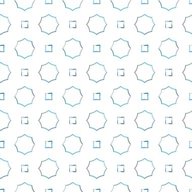 Modern geometrik vektör tasarımı, kusursuz desen çizimi