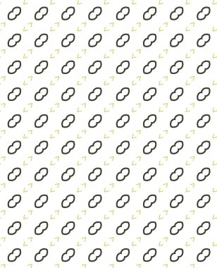 Modern geometrik vektör tasarımı, kusursuz desen çizimi