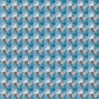 geometrik süsleme biçiminde kusursuz vektör deseni