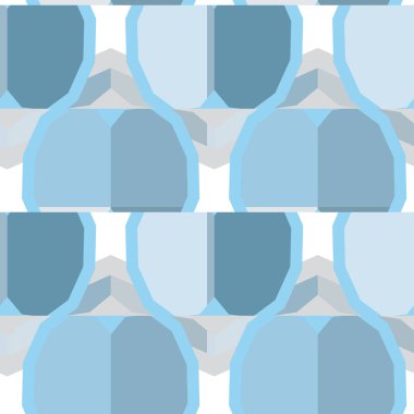 Soyut geometrik şablonun vektör çizimi