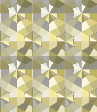 Modern geometrik vektör tasarımı, kusursuz desen çizimi