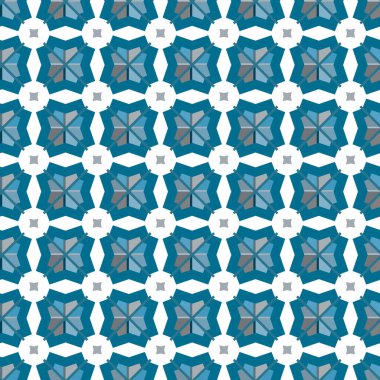 Modern geometrik vektör tasarımı, kusursuz desen çizimi