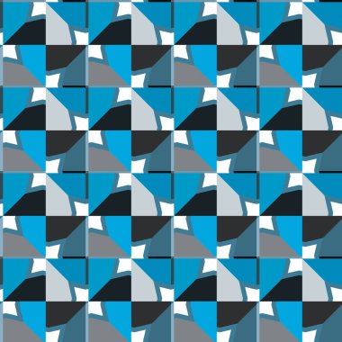 geometrik süsleme biçiminde kusursuz vektör deseni