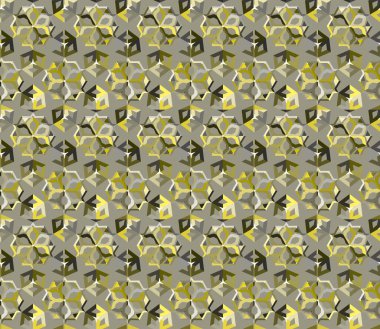 Modern geometrik vektör tasarımı, kusursuz desen çizimi