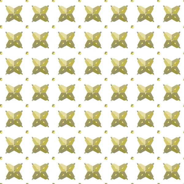 Patrón Vectorial Sin Costuras Estilo Ornamental Geométrico — Vector de stock