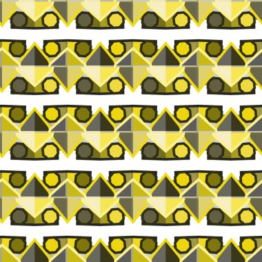 Modern geometrik vektör tasarımı, kusursuz desen çizimi