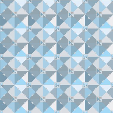 geometrik süsleme biçiminde kusursuz vektör deseni