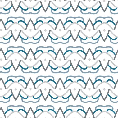 Modern geometrik vektör tasarımı, kusursuz desen çizimi