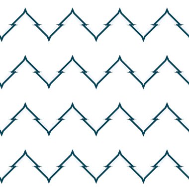 geometrik süsleme biçiminde kusursuz vektör deseni