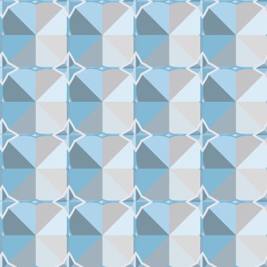 Soyut geometrik şablonun vektör çizimi