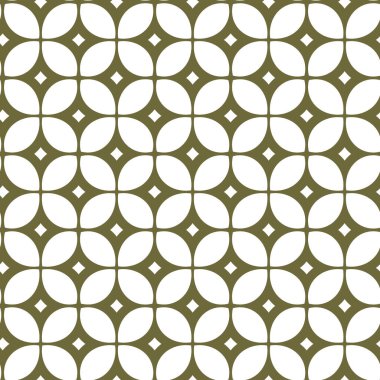 geometrik süsleme biçiminde kusursuz vektör deseni