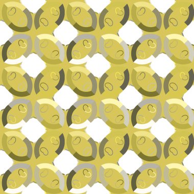 Modern geometrik vektör tasarımı, kusursuz desen çizimi