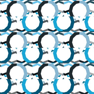 Soyut geometrik şablonun vektör çizimi