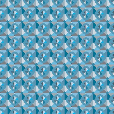 geometrik süsleme biçiminde kusursuz vektör deseni