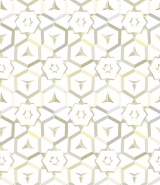 Modern geometrik vektör tasarımı, kusursuz desen çizimi