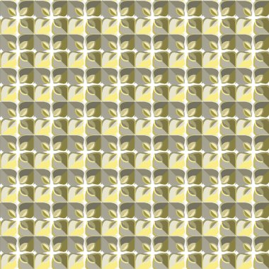 Modern geometrik vektör tasarımı, kusursuz desen çizimi