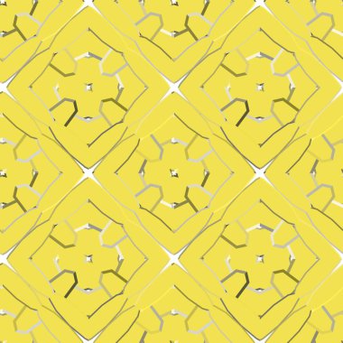 Modern geometrik vektör tasarımı, kusursuz desen çizimi