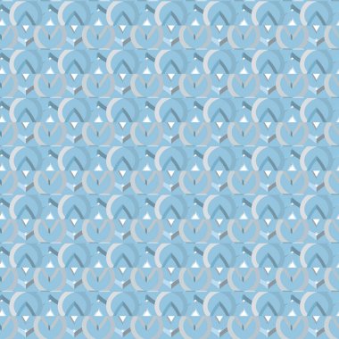 geometrik süsleme biçiminde kusursuz vektör deseni