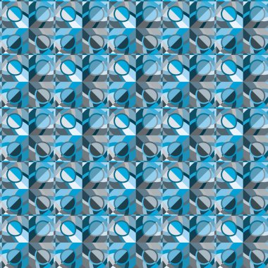 Modern geometrik vektör tasarımı, kusursuz desen çizimi