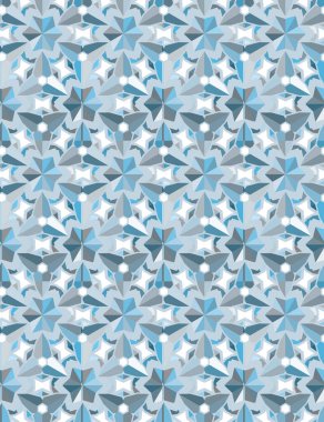 geometrik süsleme biçiminde kusursuz vektör deseni