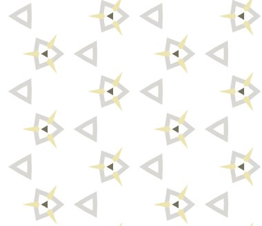 Modern geometrik vektör tasarımı, kusursuz desen çizimi