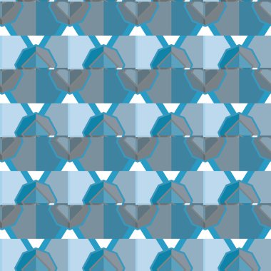 Modern geometrik vektör tasarımı, kusursuz desen çizimi