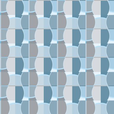 geometrik süsleme biçiminde kusursuz vektör deseni