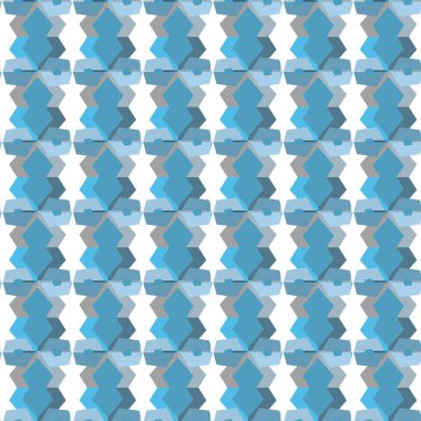 Modern geometrik vektör tasarımı, kusursuz desen çizimi