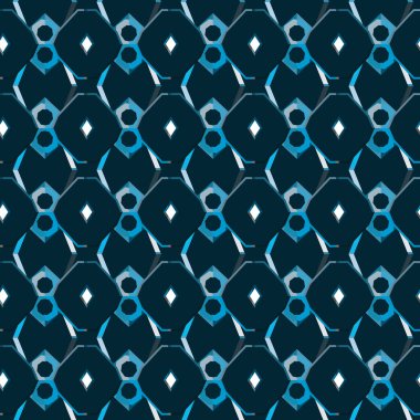 Modern geometrik vektör tasarımı, kusursuz desen çizimi