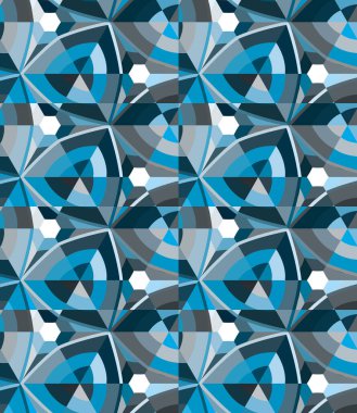 Soyut geometrik şablonun vektör çizimi