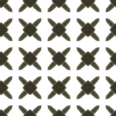 geometrik süsleme biçiminde kusursuz vektör deseni